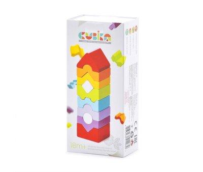 Torre Colorata in Legno 10 pezzi