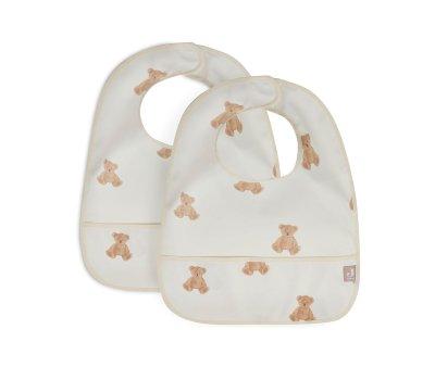 2 Baberos Impermeables Teddy Bear