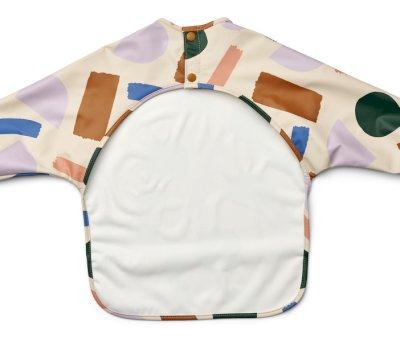 Babete com Mangas Bicicleta Paint/Sea Shell Mix