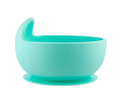 Bol Silicona con Ventosa Menta