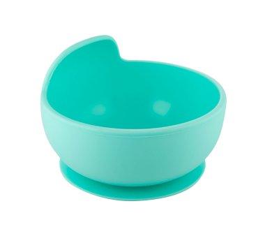Bol Silicona con Ventosa Menta