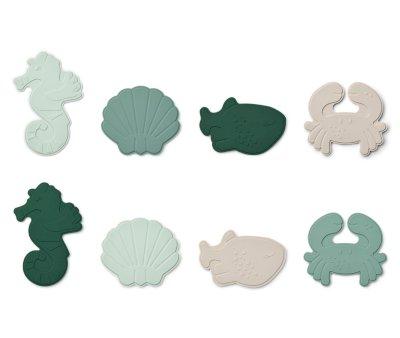 8 Mini Juguetes de Bao Paola Sea Creature Peppermint Multi Mix