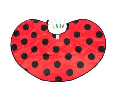 Mantello Coccinella da Colorare 4-7 anni