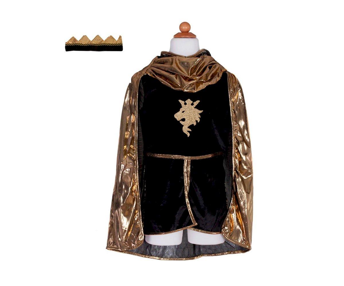 Vestito Cavaliere Oro/Nero con Corona - Tutete