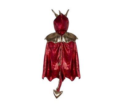 Disfraz Capa de Dragn Rojo 5-6 Aos