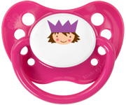 1 Nip Personalizada Princesa Fucsia