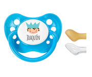 1 Chupete Personalizado Nip Azul \