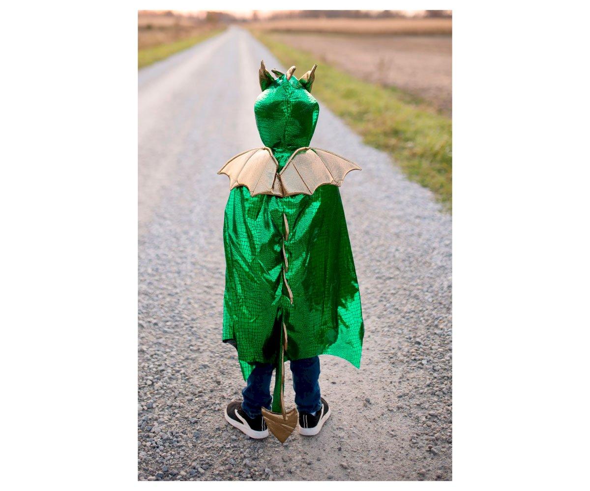 Disfraz Capa de Dragón Verde 5-6 Años - Tutete