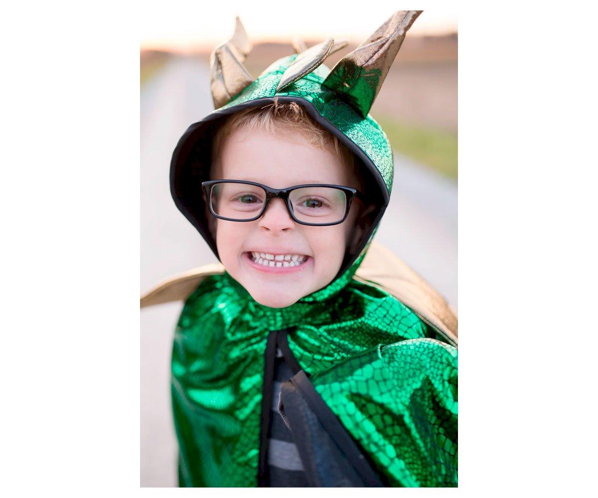 liebre Observación Para buscar refugio Disfraz Capa de Dragón Verde 5-6 Años - Tutete