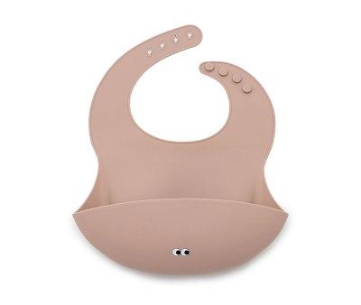 Bavoir en silicone Old Rose