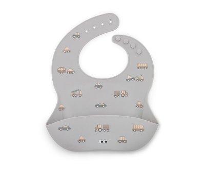 Bavoir en silicone Little Wheels