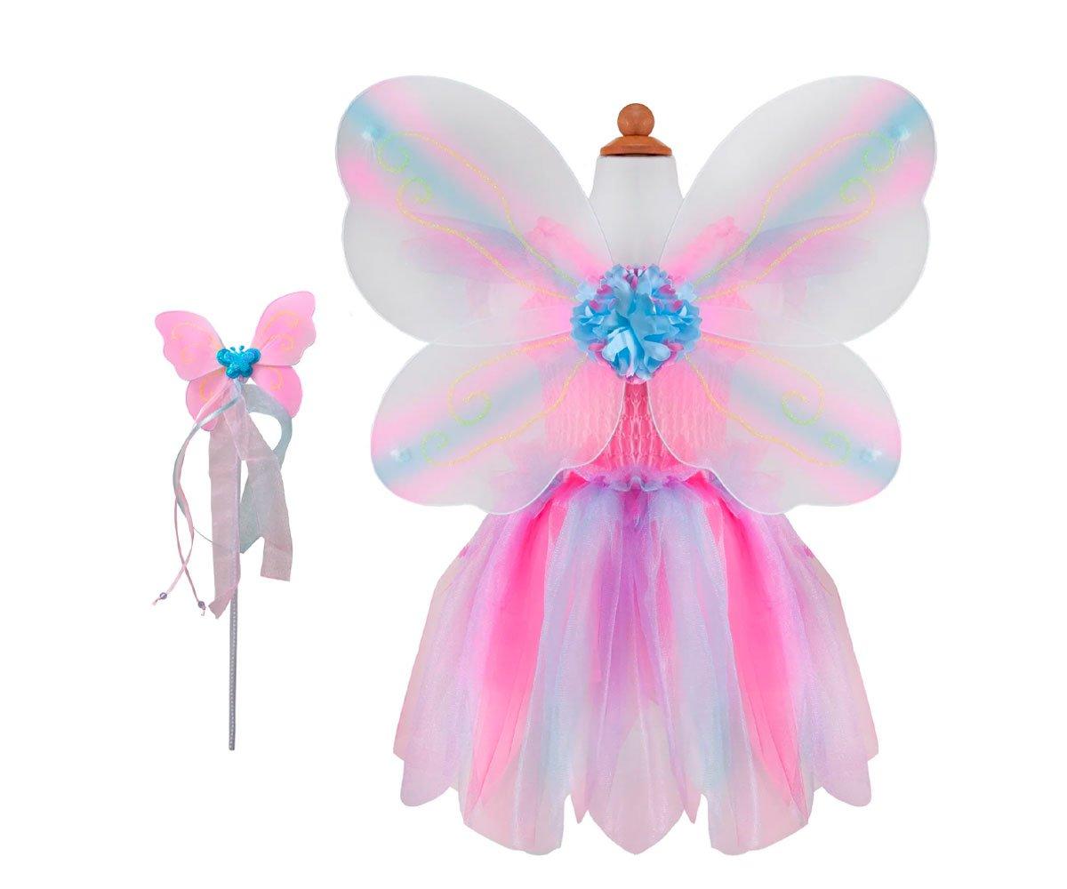 Déguisement Papillon Rose 5-6 Ans