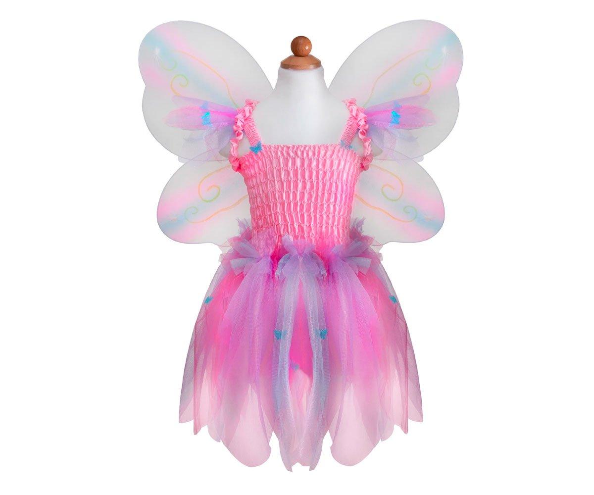Great Pretenders Set per Costume da Farfalla Midnight Butterfly - Comprende  Ali, Tutu e Cerchietto bambina