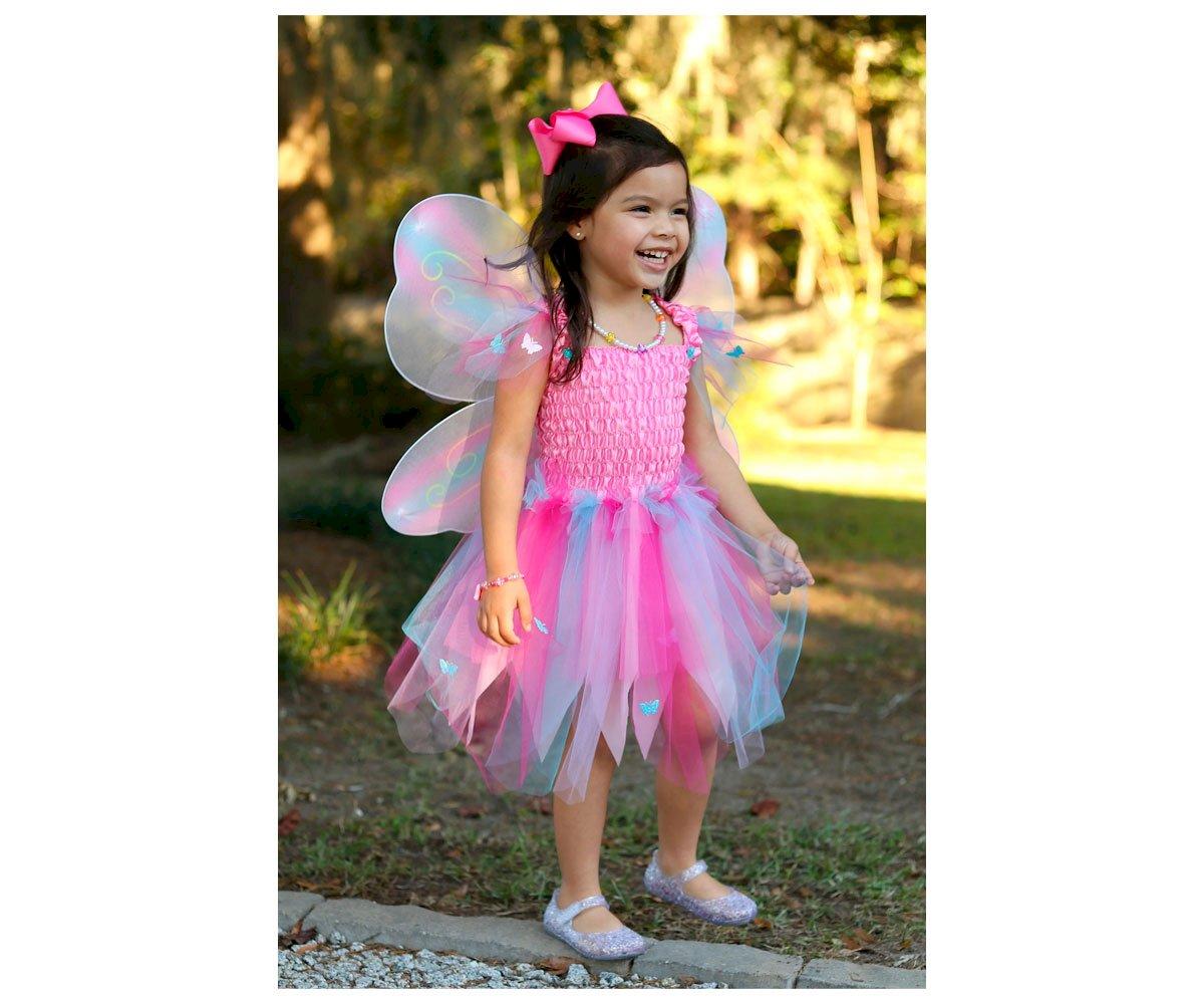 COSTUME CARNEVALE FARFALLA Vestito Guirca Bambina Mariposa Azzurro EUR  14,99 - PicClick IT