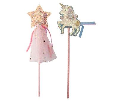 2 Varitas Estrella y Unicornio