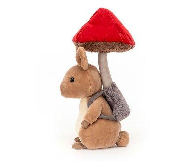 Peluche Conejito Recolector de Hongos