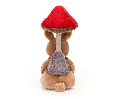 Peluche Conejito Recolector de Hongos