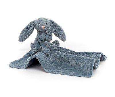Doudou Conejito Azul Oscuro Bashful Personalizable