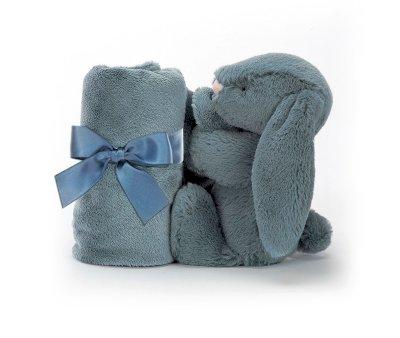 Doudou Conejito Azul Oscuro Bashful Personalizable