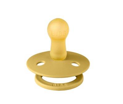 2 Chupetes BIBS Colour Round Mustard/Mustard