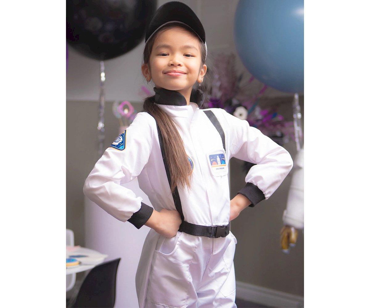 Costume D'astronaute Avec Casquette 5-6 Ans