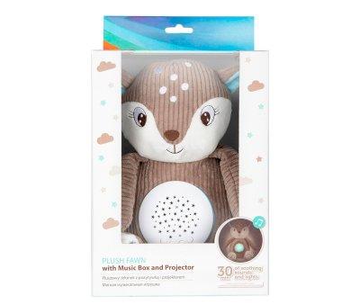 Peluche Musical Plush com projetor 3 em 1 Marrom