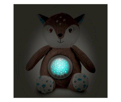 Peluche Musical Plush com projetor 3 em 1 Marrom