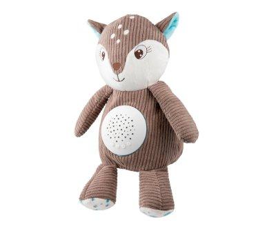 Peluche Musical Plush com projetor 3 em 1 Marrom