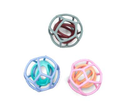 Set 2 bolas Mordedor Bubblegum/ Peach