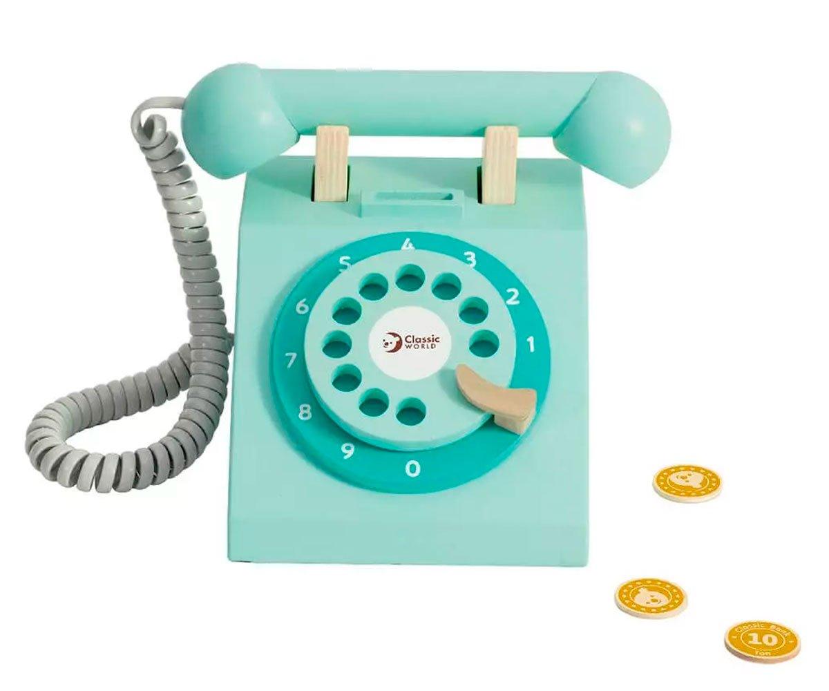 Telefono Vintage Legno - Tutete