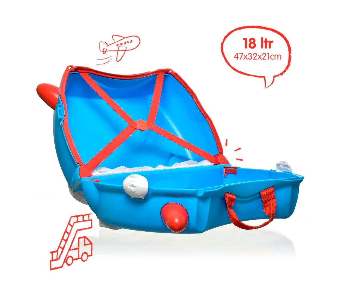 trunki Valise à roulettes enfant Amelia l'avion