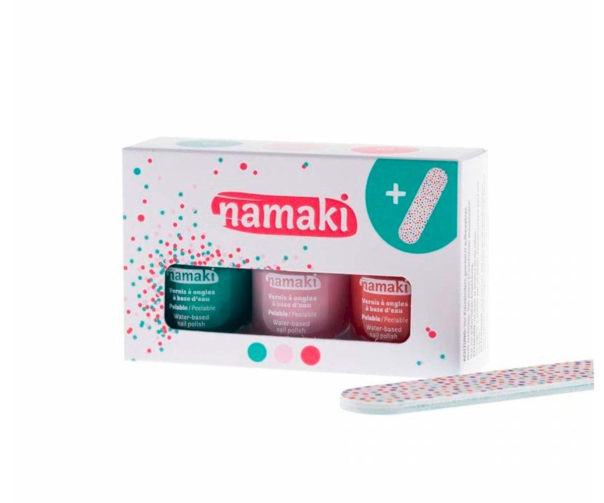 Vernis à ongles pour enfant Corail Namaki, pelable à base d'eau 