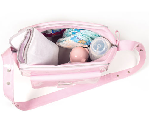 bolso carro pasito a pasito rosa