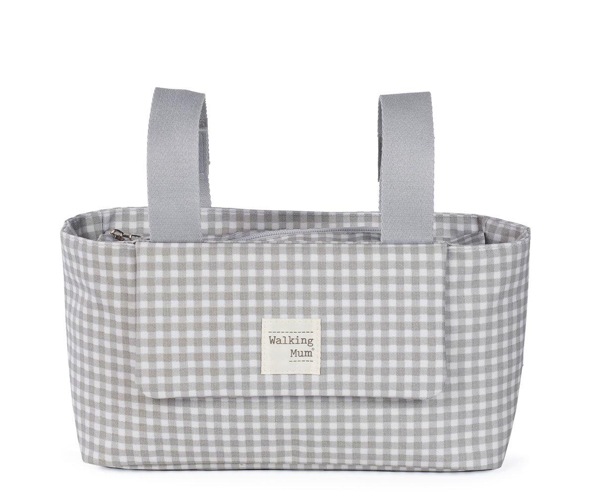 Borsa Organizer Passeggino I Love Vichy Grigio