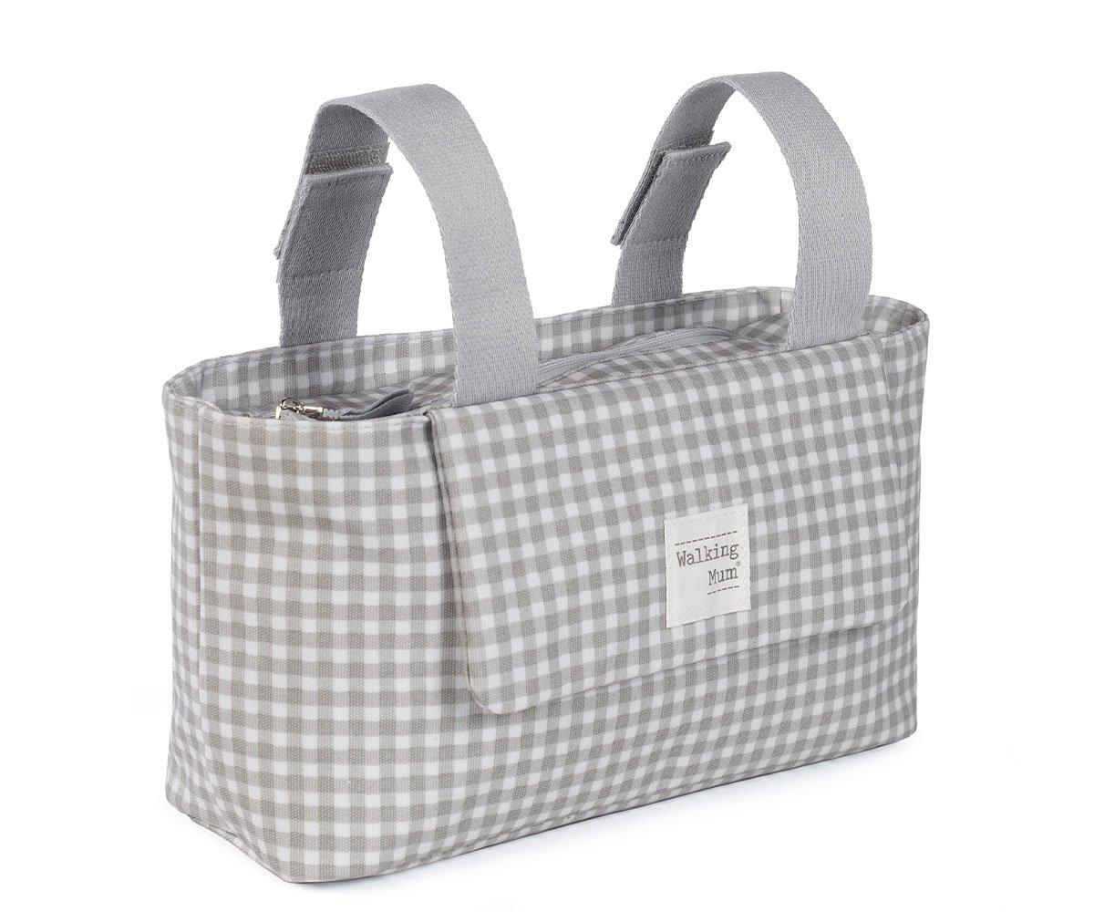 Borsa Organizer Passeggino I Love Vichy Grigio