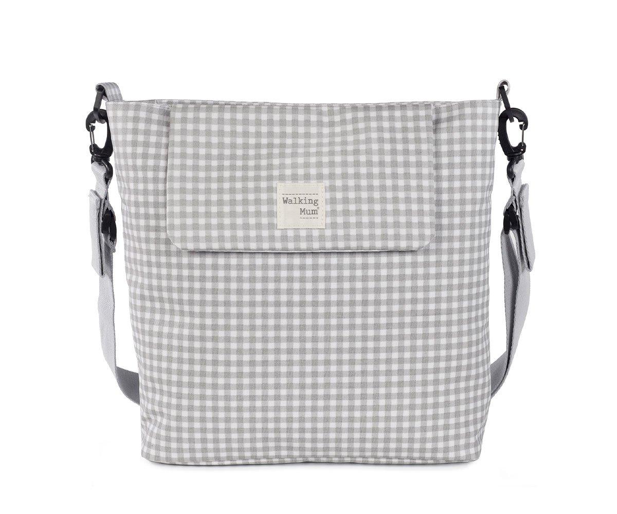 Sac à Langer I Love Vichy Gris