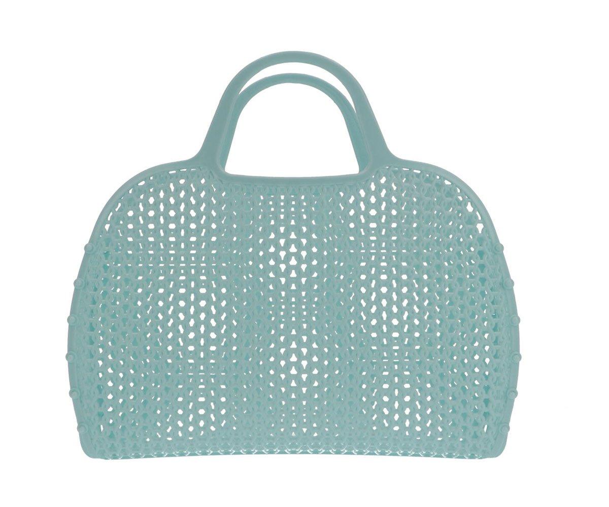 Borsa Plastica Retro Vintage Aqua