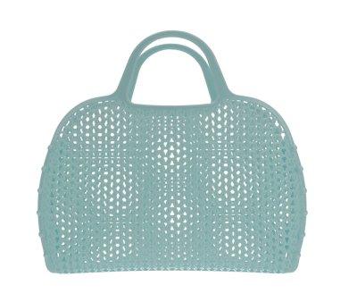 Borsa Plastica Retro Vintage Aqua