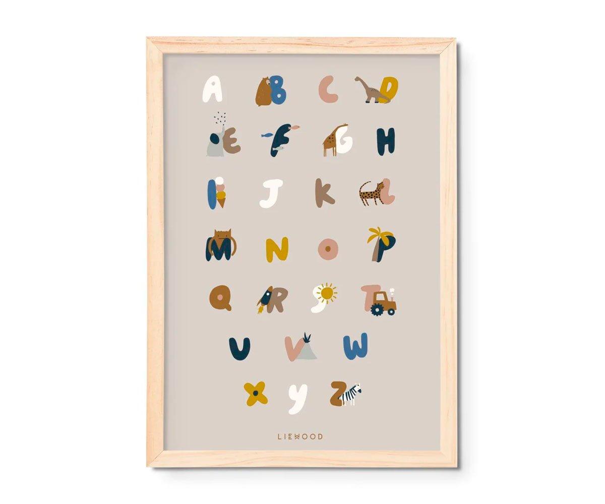 Affiche Beverly Alphabet/Sandy
