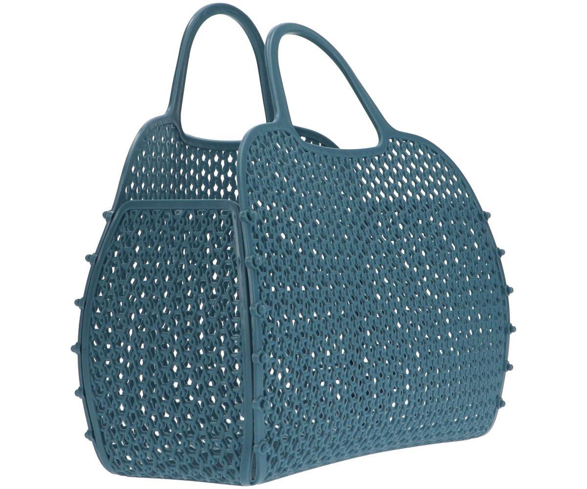 Borsa Plastica Retro Vintage Teal