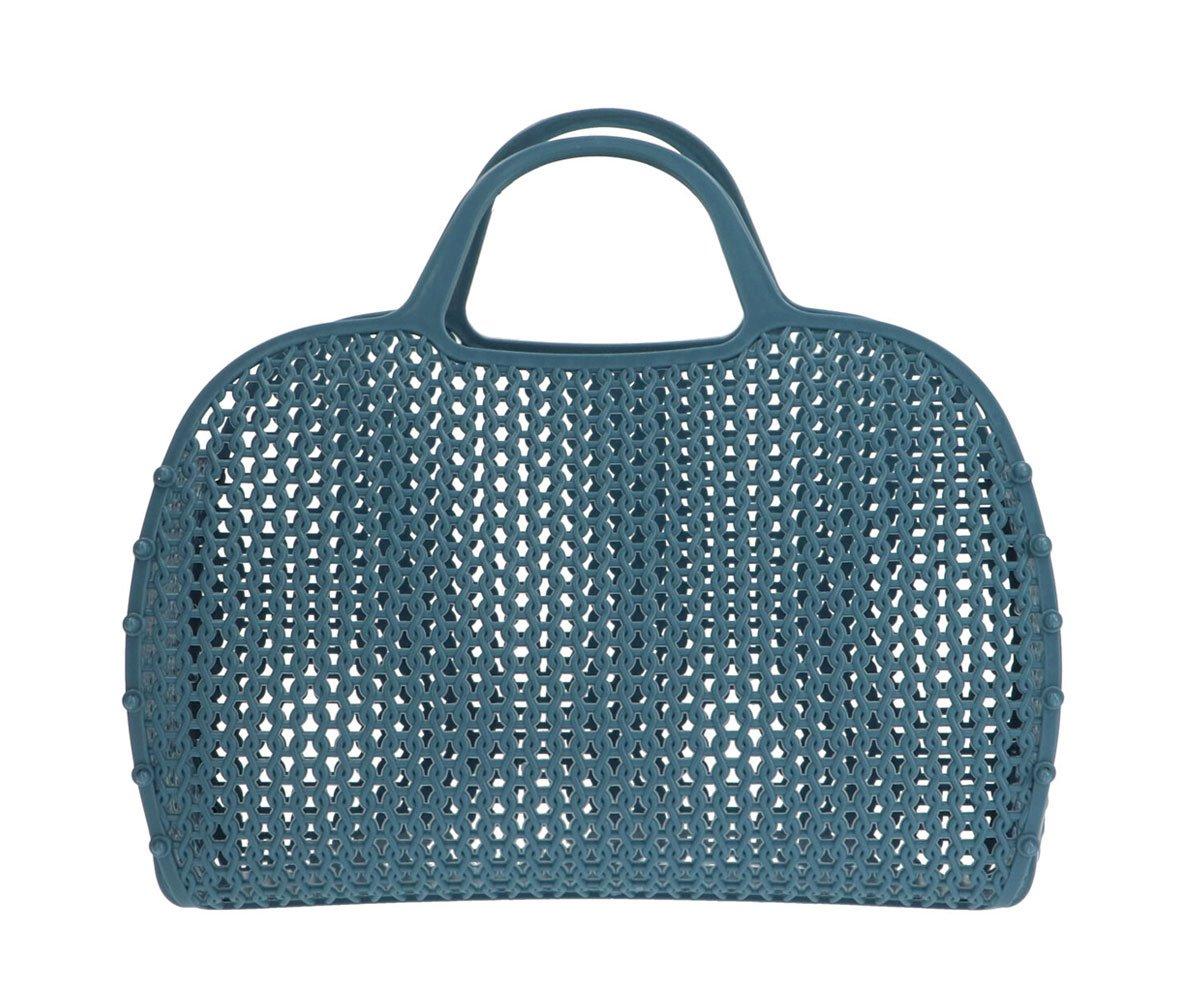 Borsa Plastica Retro Vintage Teal