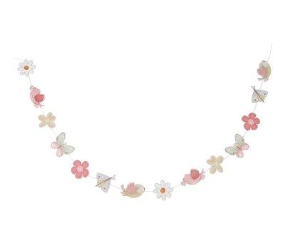Garland Flowers & Butterflies