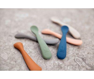 2 cuillres en silicone Ash Green