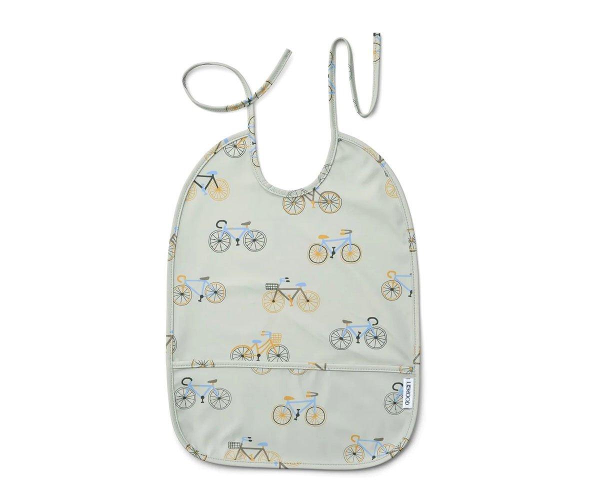 Bavoir Ai Bicyclette Cloud Blue