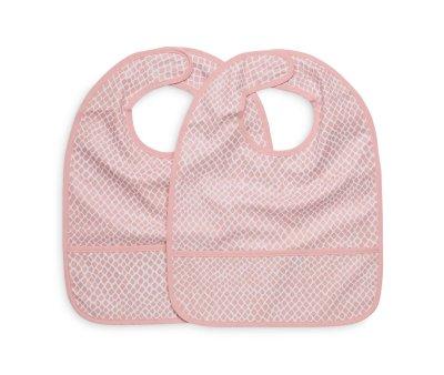 2 Bavagli Impermeabili Snake Pale Pink