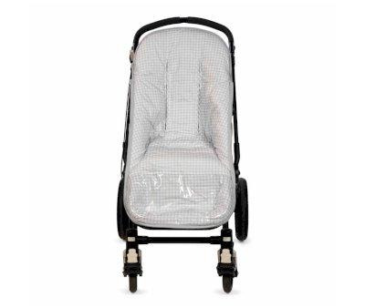 Saco carrinho de passeio I Love Vichy Grey