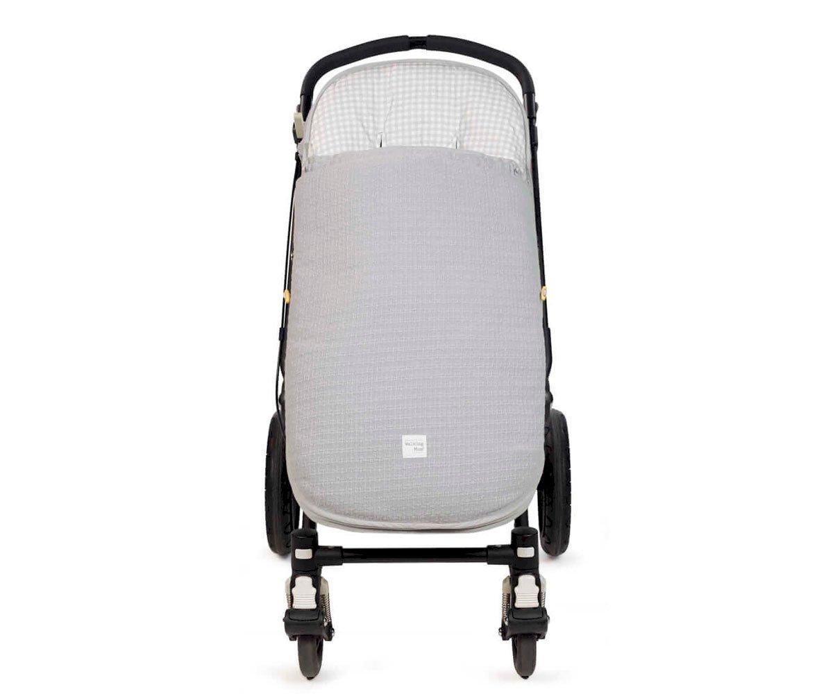 Saco Carrinho De Passeio I Love Vichy Grey