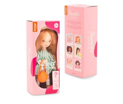 Boneca Sunny com vestido listrado