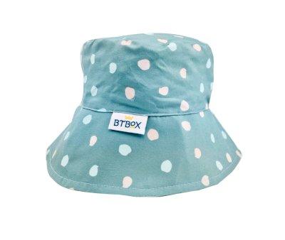 Cappello Mare Protezione Solare Pois Menta