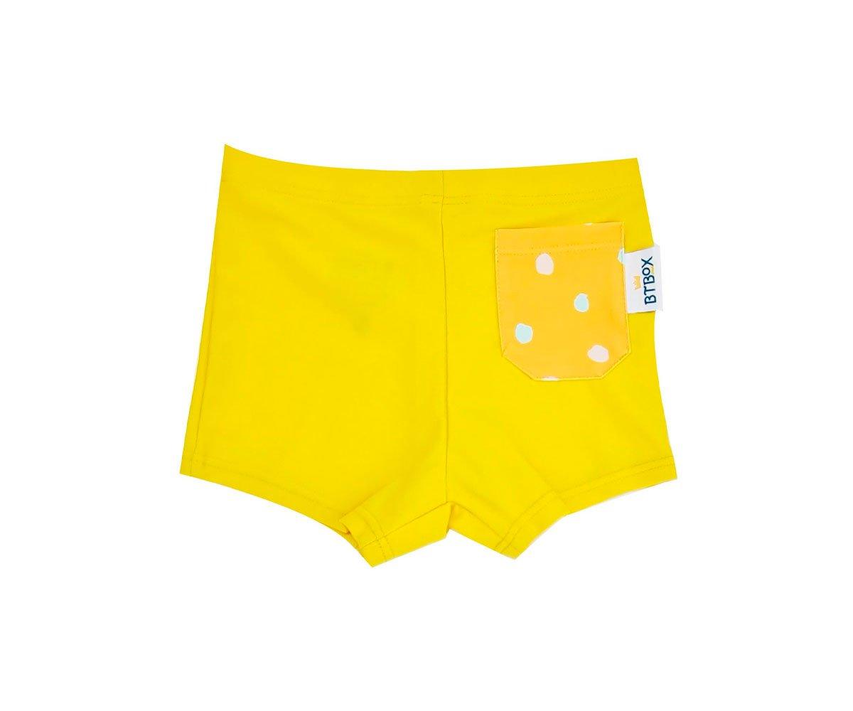 Short Protezione Solare Pois Giallo